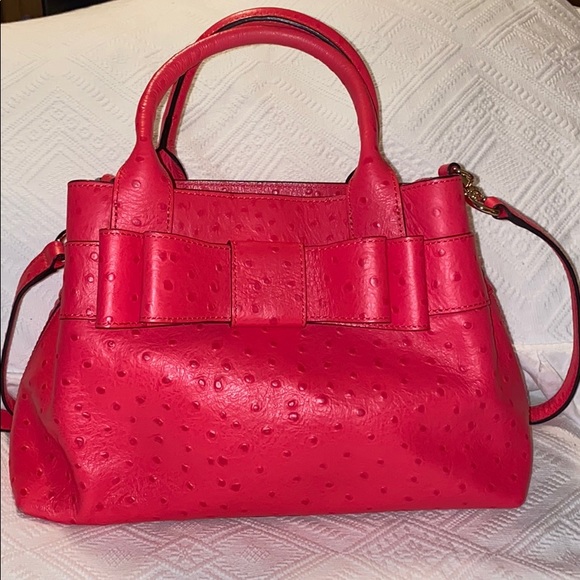 kate spade Handbags - ♠️ Kate Spade Charm City Ostrich Provence Satchel